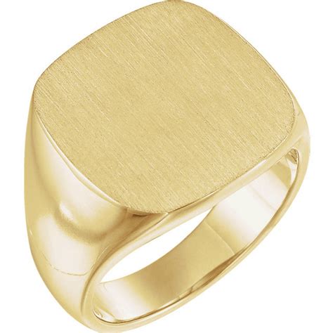 18kt solid gold men's rings